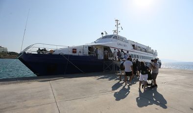 Aydın Büyükşehir Belediyesi Aydın-Muğla arası deniz otobüsü seferlerine yoğun ilgi