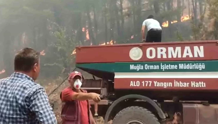 Muğla’da eş zamanlı orman yangınlarına yoğun müdahale