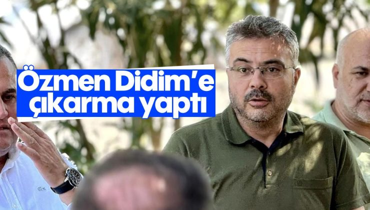 Özmen, Didim’e çıkarma yaptı