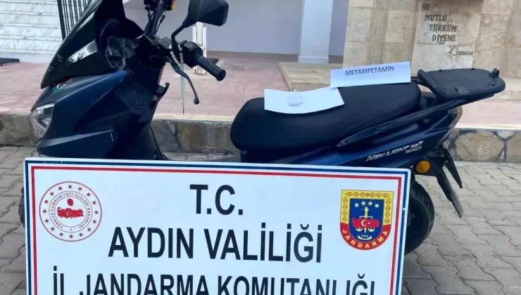 Didim’de çalıntı motosiklet ve uyuşturucu operasyonu