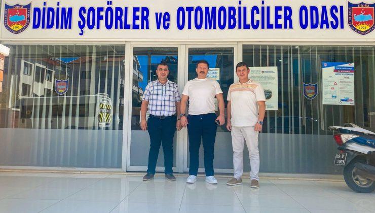 TŞOF Başkanı Yiğiner, Didim Şoförler Odası’nı ziyaret etti