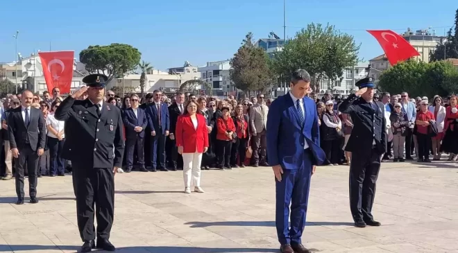 Didim’de 29 Ekim Cumhuriyet Bayramı törenle kutlandı