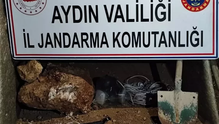 Didim’de kaçak kazı yapan 7 şüpheli suçüstü yakalandı