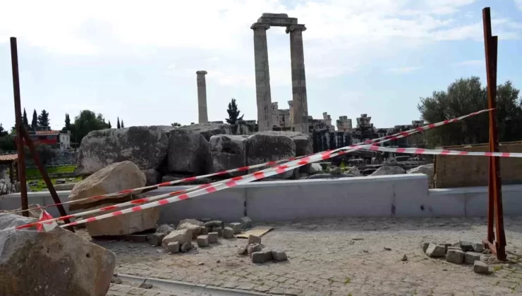 Didim’deki Apollon Tapınağı çevresinde düzenleme çalışmaları başladı